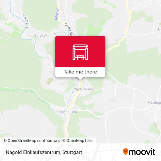 Nagold Einkaufszentrum map
