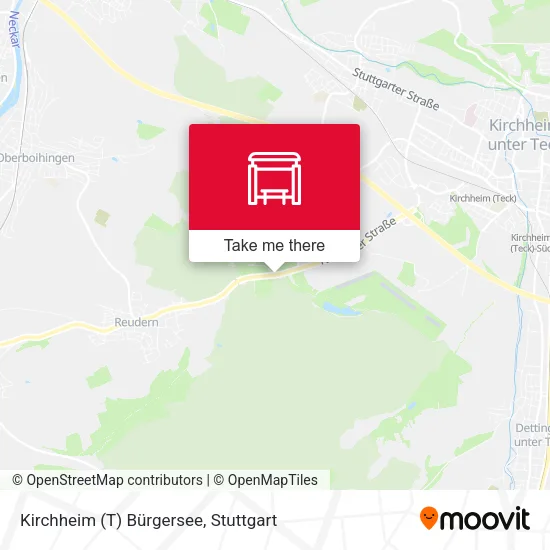 Карта Kirchheim (T) Bürgersee