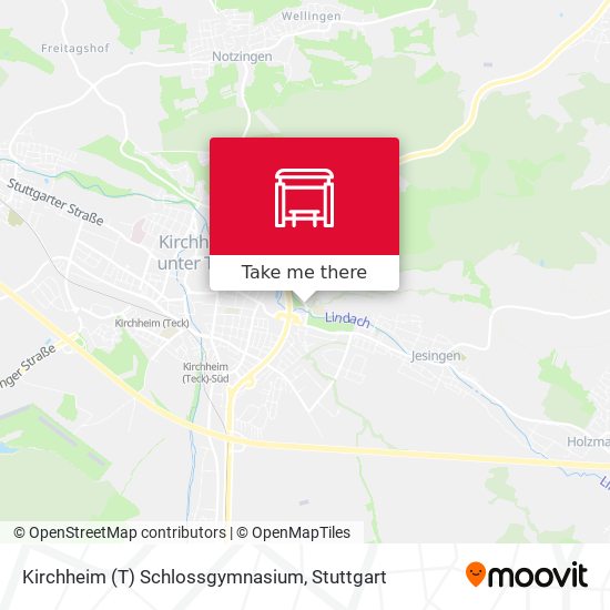 Kirchheim (T) Schlossgymnasium map