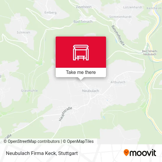 Карта Neubulach Firma Keck
