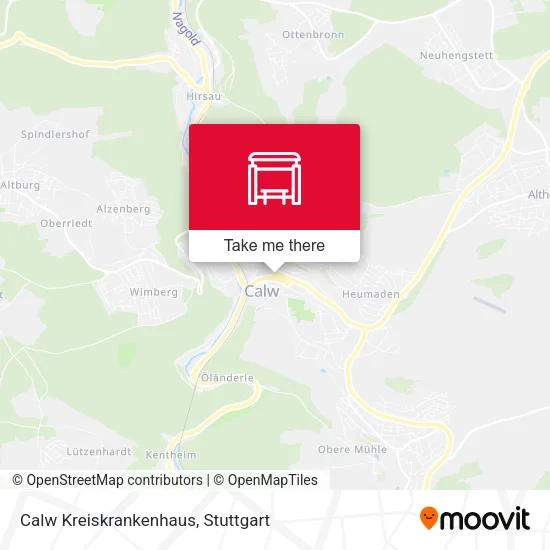 Карта Calw Kreiskrankenhaus