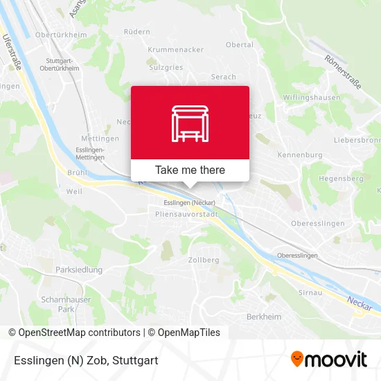 Карта Esslingen (N) Zob
