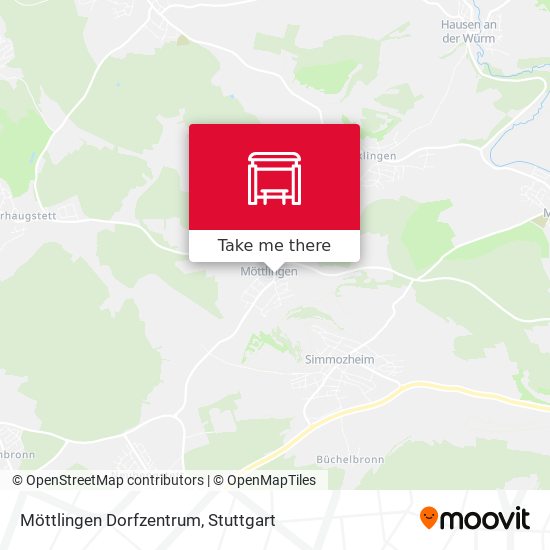 Möttlingen Dorfzentrum map