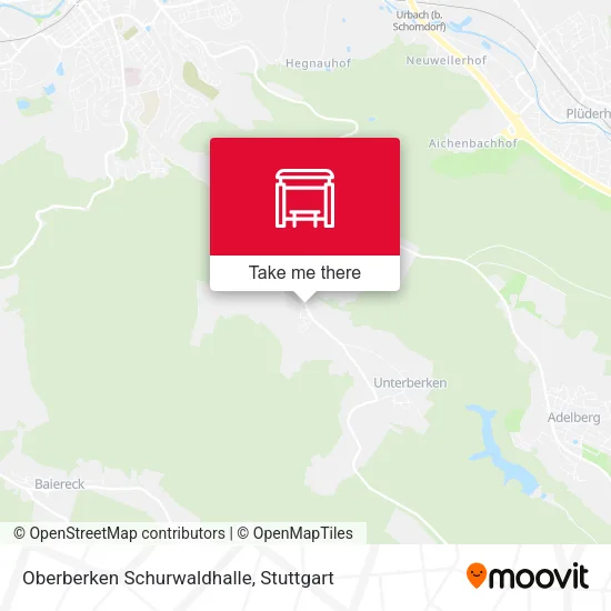 Карта Oberberken Schurwaldhalle