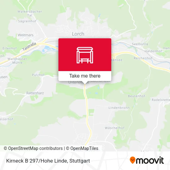 Карта Kirneck B 297/Hohe Linde
