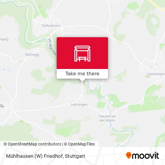 Mühlhausen (W) Friedhof map