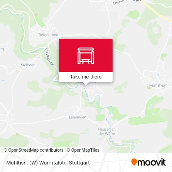 Карта Mühlhsn. (W) Würmtalstr.