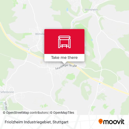 Карта Friolzheim Industriegebiet