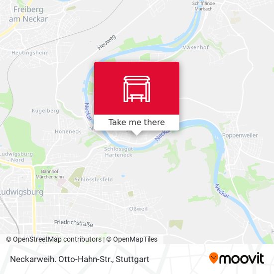 Neckarweih. Otto-Hahn-Str. map