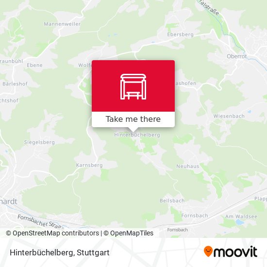 Hinterbüchelberg map