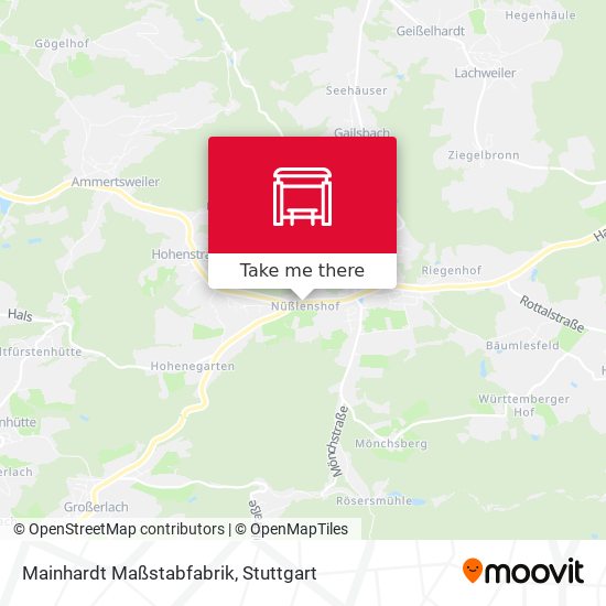 Mainhardt Maßstabfabrik map