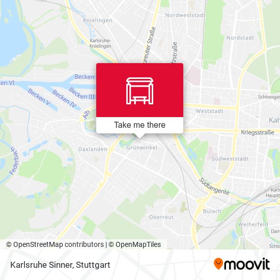 Карта Karlsruhe Sinner