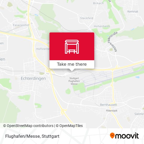 Flughafen/Messe map