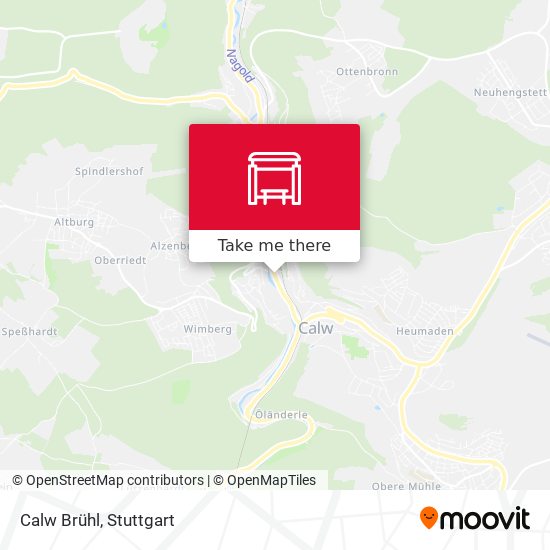 Карта Calw Brühl