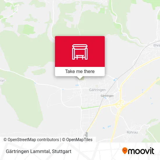 Карта Gärtringen Lammtal