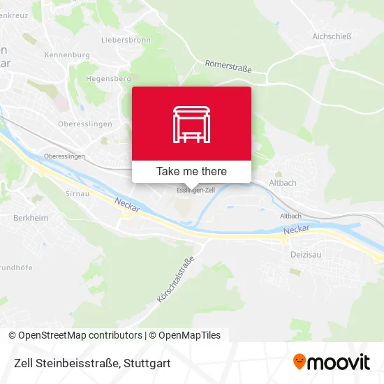 Карта Zell Steinbeisstraße