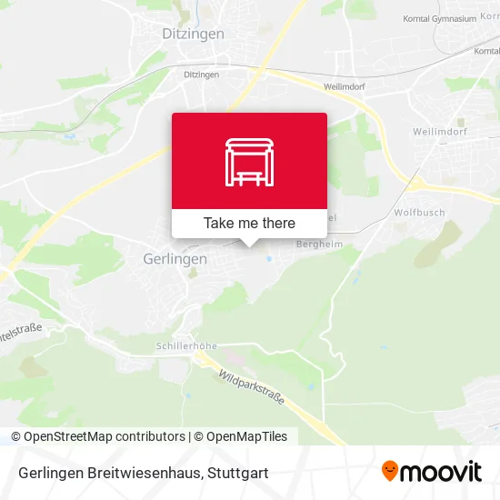 Карта Gerlingen Breitwiesenhaus