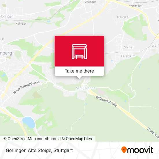 Карта Gerlingen Alte Steige