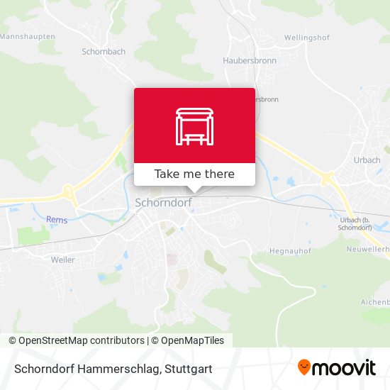 Schorndorf Hammerschlag map