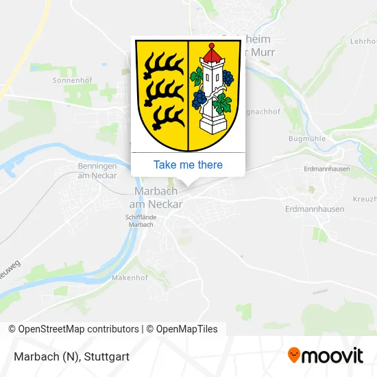 Marbach (N) map