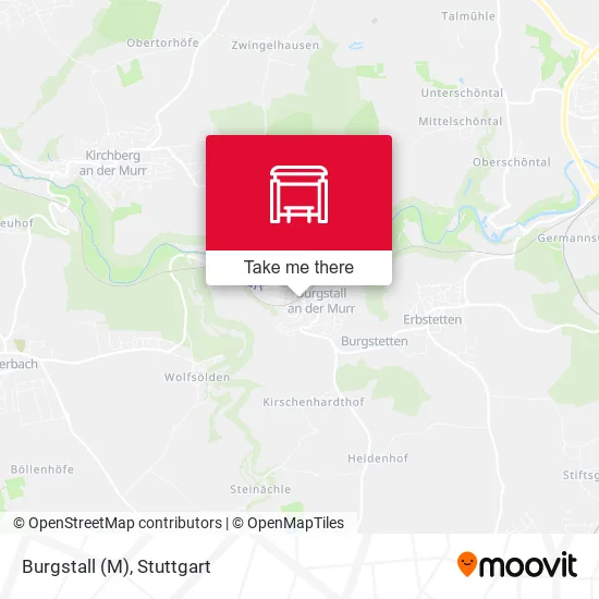Карта Burgstall (M)