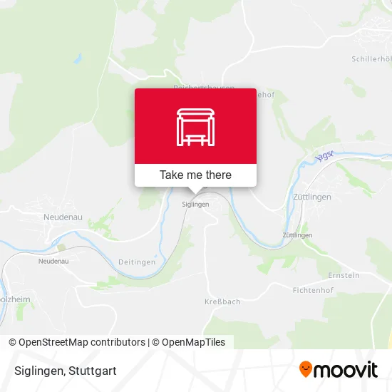 Карта Siglingen