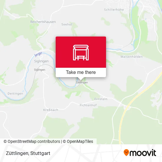 Карта Züttlingen