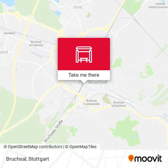 Карта Bruchsal