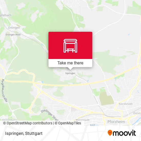 Карта Ispringen