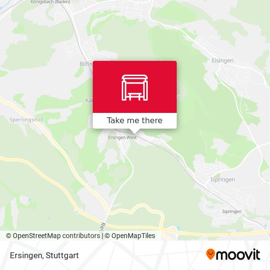 Карта Ersingen