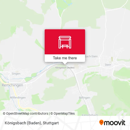 Карта Königsbach (Baden)