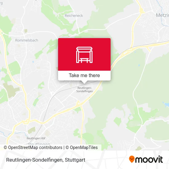 Карта Reutlingen-Sondelfingen