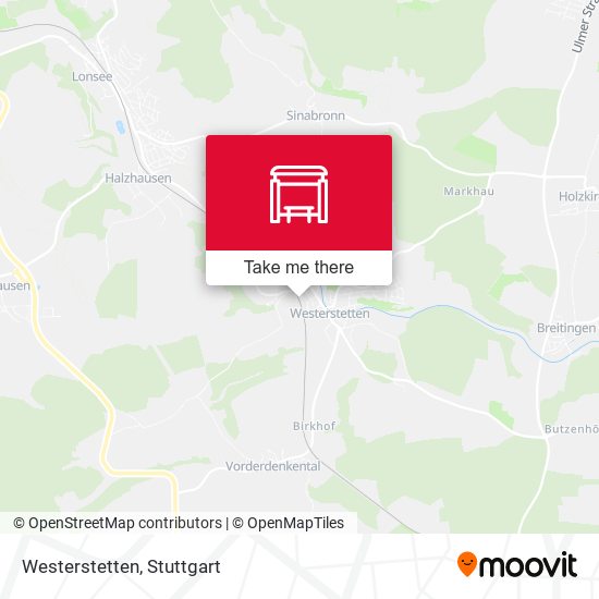 Карта Westerstetten