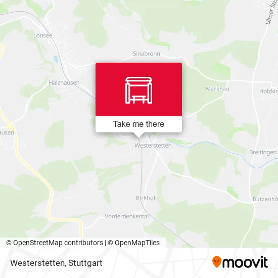 Карта Westerstetten