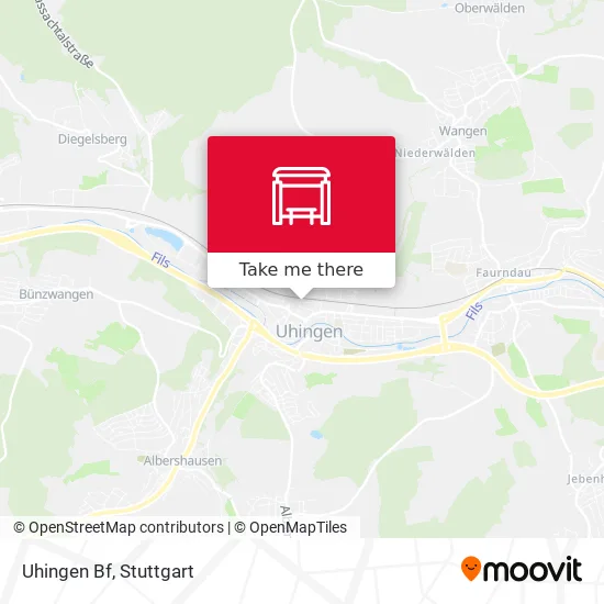 Карта Uhingen Bf