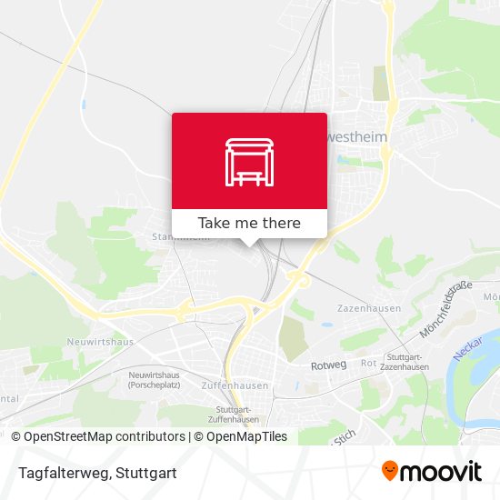 Карта Tagfalterweg