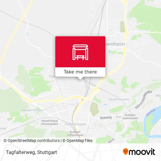 Карта Tagfalterweg