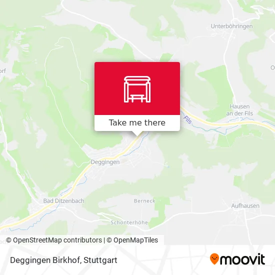 Карта Deggingen Birkhof