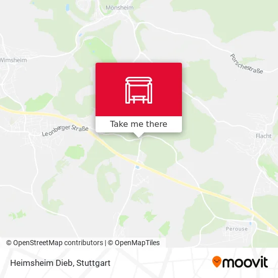 Карта Heimsheim Dieb