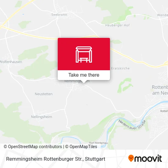 Карта Remmingsheim Rottenburger Str.