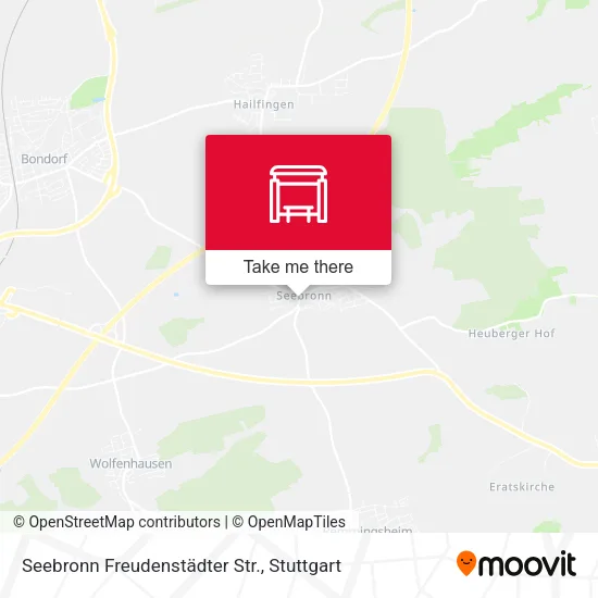 Карта Seebronn Freudenstädter Str.