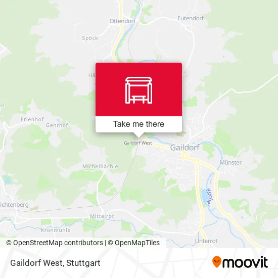 Карта Gaildorf West