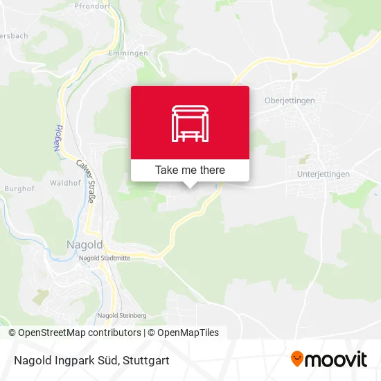 Карта Nagold Ingpark Süd