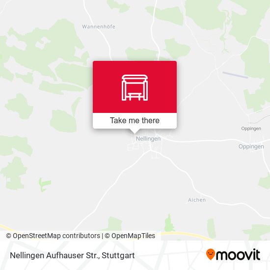 Карта Nellingen Aufhauser Str.