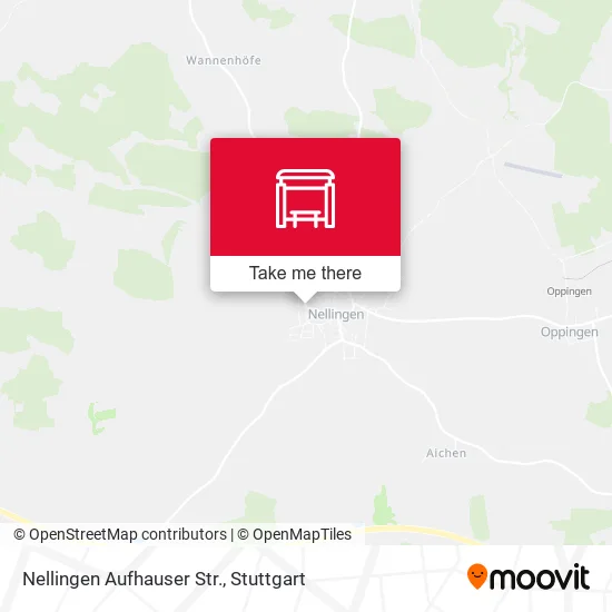 Карта Nellingen Aufhauser Str.