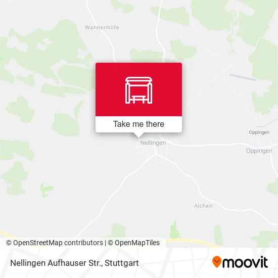 Карта Nellingen Aufhauser Str.