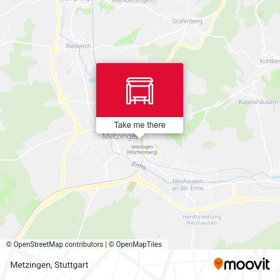 Карта Metzingen