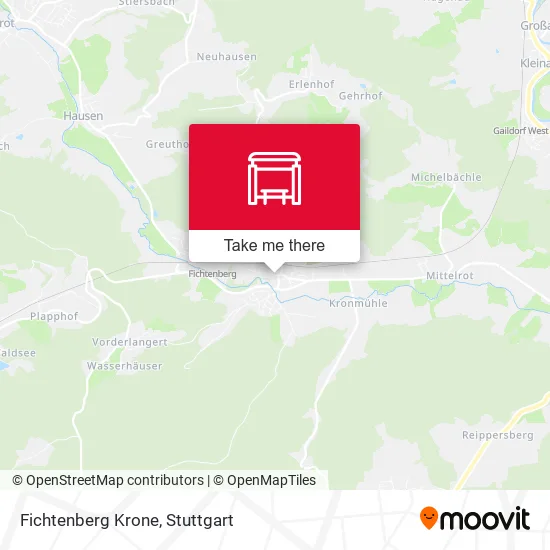 Карта Fichtenberg Krone