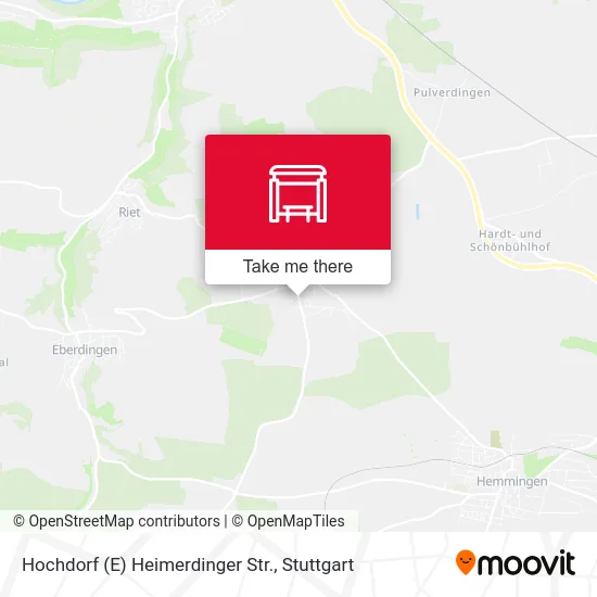 Hochdorf (E) Heimerdinger Str. map