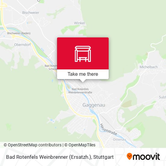 Bad Rotenfels Weinbrenner (Ersatzh.) map